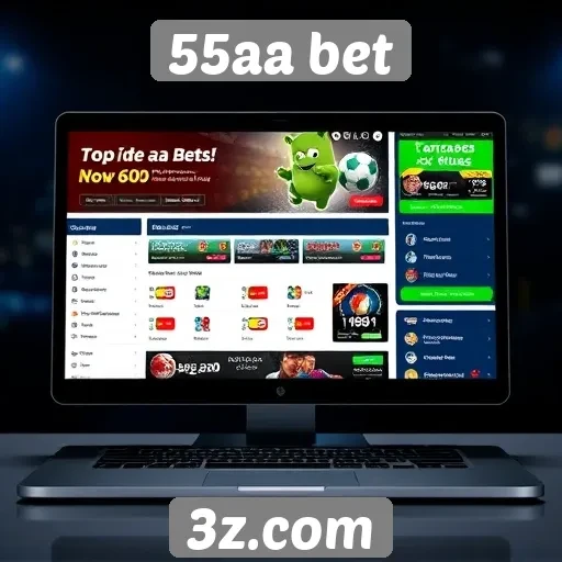 Navegação e usabilidade no site 55aa bet